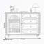 Buffet de rangement de style nordique-1237611343