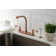 Kingston Brass Two-Handle 4-Hole 8" Centerset Kitchen Faucet with Side Sprayer