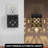 Black Solar-Style Plug-In RGB Color Changing LED Night Light