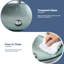 Lavabo de salle de bain vasque ovale en verre 21,5 "avec bonde escamotable-118628278
