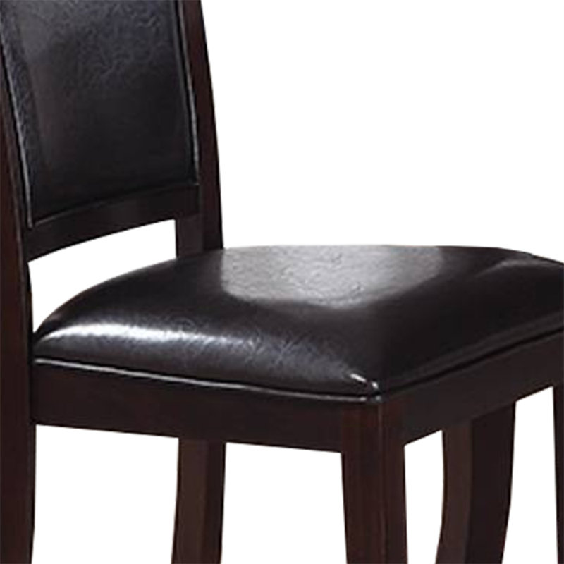 Chaise d'appoint Donelson en brun foncé