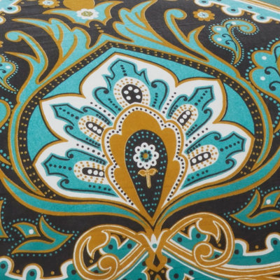 Comerfo Polyester/Cotton Damask Duvet Cover with Pillowcases