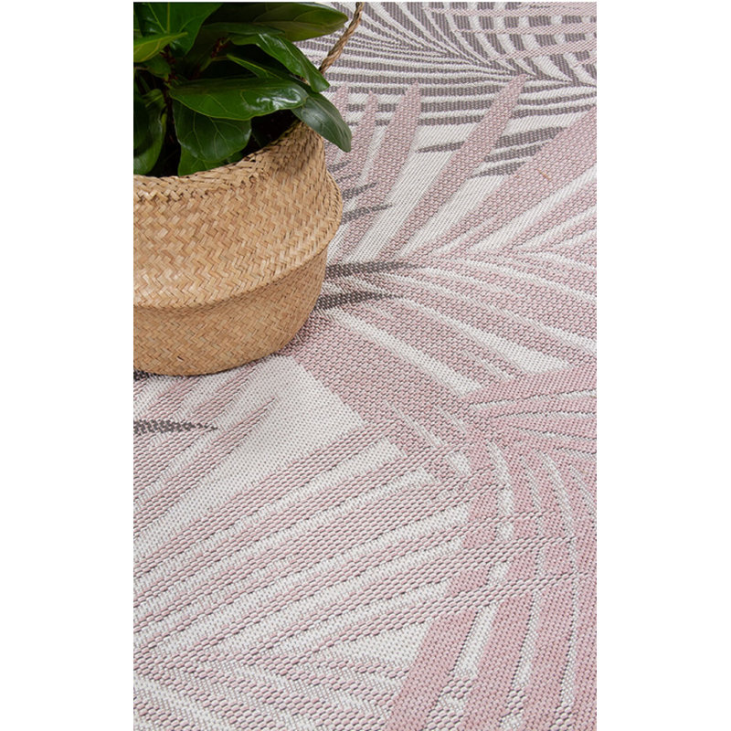 Callimont Runner 80 cm x 200 cm Floral Flatweave Area Rug