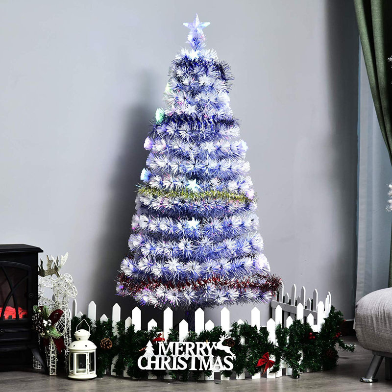 Christmas Trees Lighted Artificial Christmas Tree, 5.91ft H