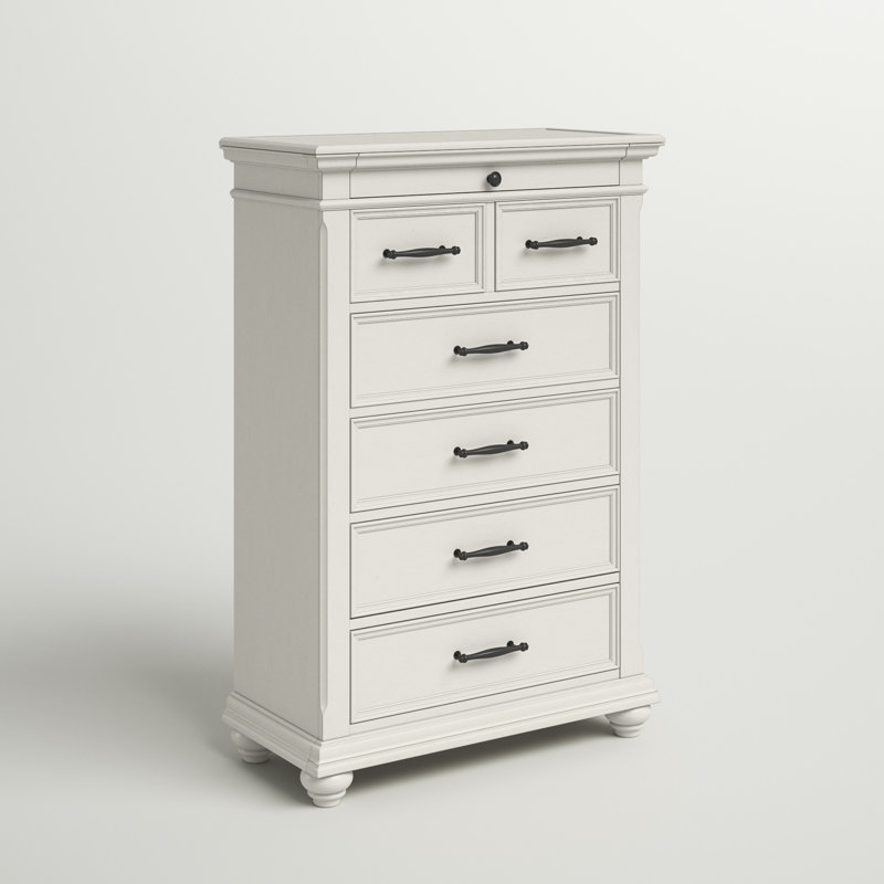 Kaylan 36 " W 7 - Drawer Dresser, White