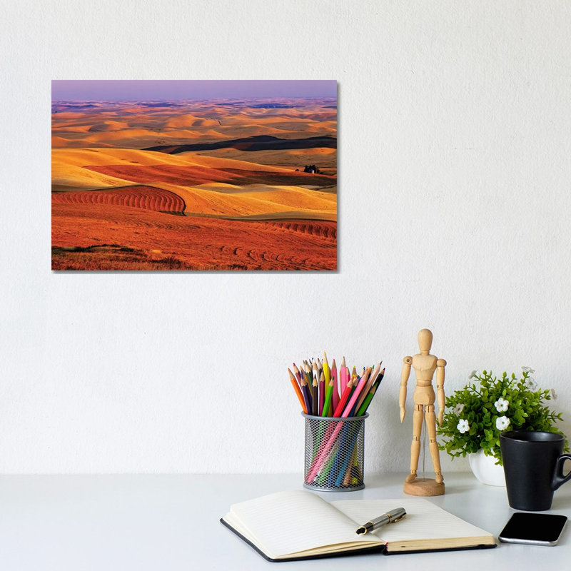 USA, Washington State. Palouse Farming Landscape. by Jaynes Gallery - Wrapped Canvas Gallery-Wrapped Canvas Giclée
