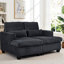 Fauteuil lounge en velours côtelé moelleux, gain de place, avec siège modulable et dossier réglable, idéal pour se détendre en appartement. Profondeur : 151,4 cm, hauteur : 92,6 cm. Convient pour la chambre ou le bureau. Poids : 62,4 kg. Largeur : 126,7 cm.
