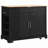 Kitchen Island With Trash Can, Rolling Kitchen Island With Power Outle Rolling Kitchen Islands Cart On 5 Wheels With 3 Drawer, 3 Open Side Racks For 10 Gallon Garbage Bin-528925094