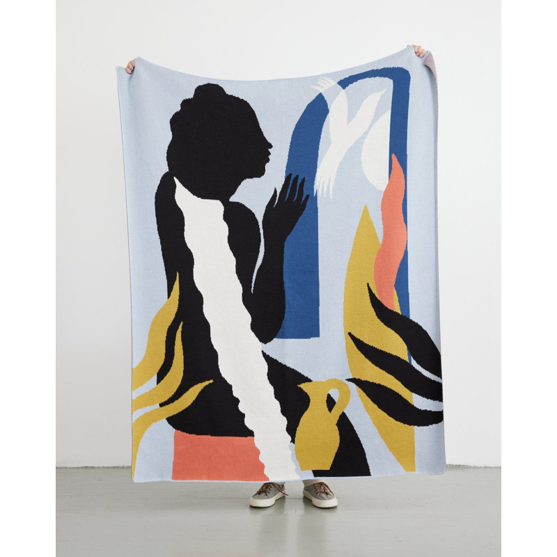 Zora Throw Blanket, Peony