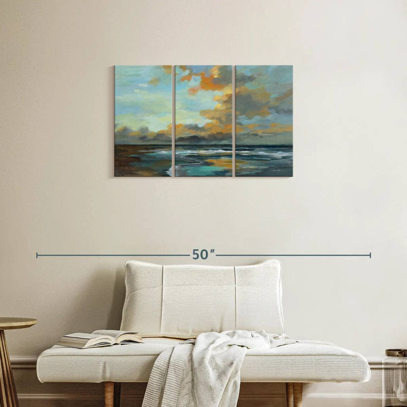 Gillard Oceanside Sunset, 20" H x 33" W