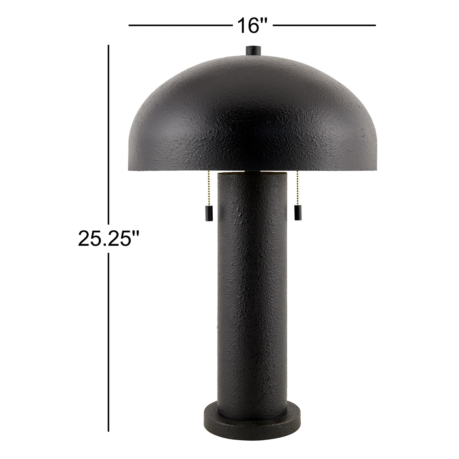 Iron Table Lamp, Black