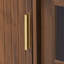 Meuble télé 76 po avec portes en verre 76 po Modern Minimal Modern Doors
