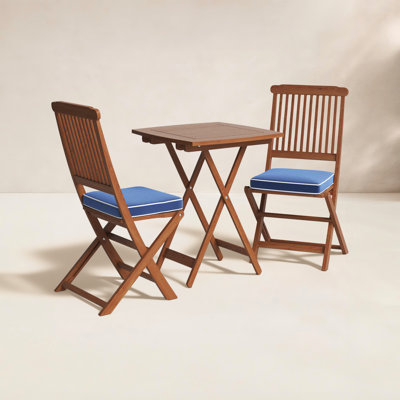Fleur 24" Eucalyptus Patio Bistro Set