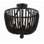 Conway 4-Light Wrought Iron Semi Flush Mount