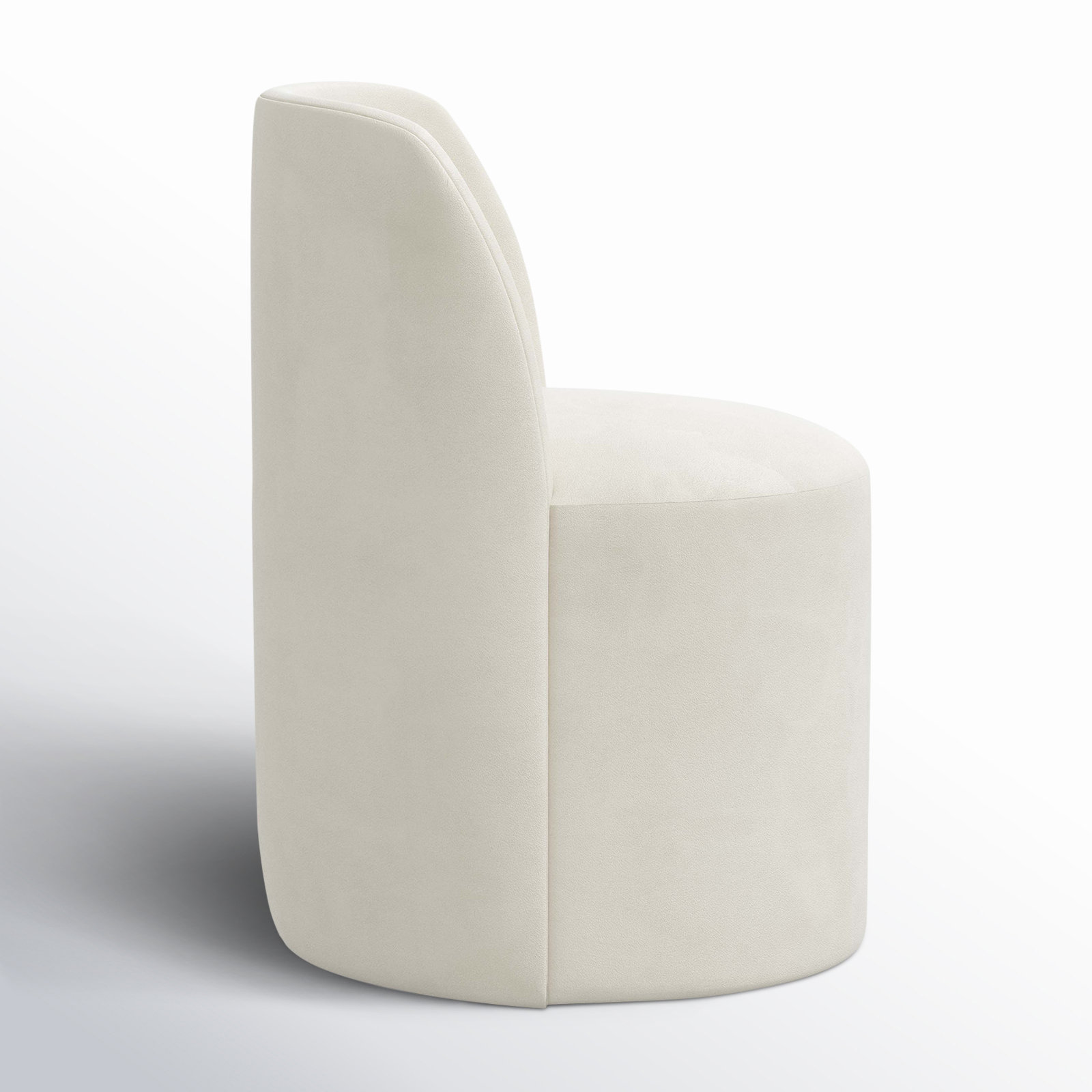 Begonia Dining Chair, Classic Pearl Performance Velvet