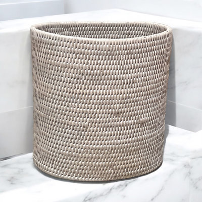 Wicker Open Waste Basket - 3.17 Gallons