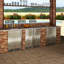 Marvel 24"W. Outdoor 4.9 Cu.Ft. Built-in Upright Freezer - Stainless Steel