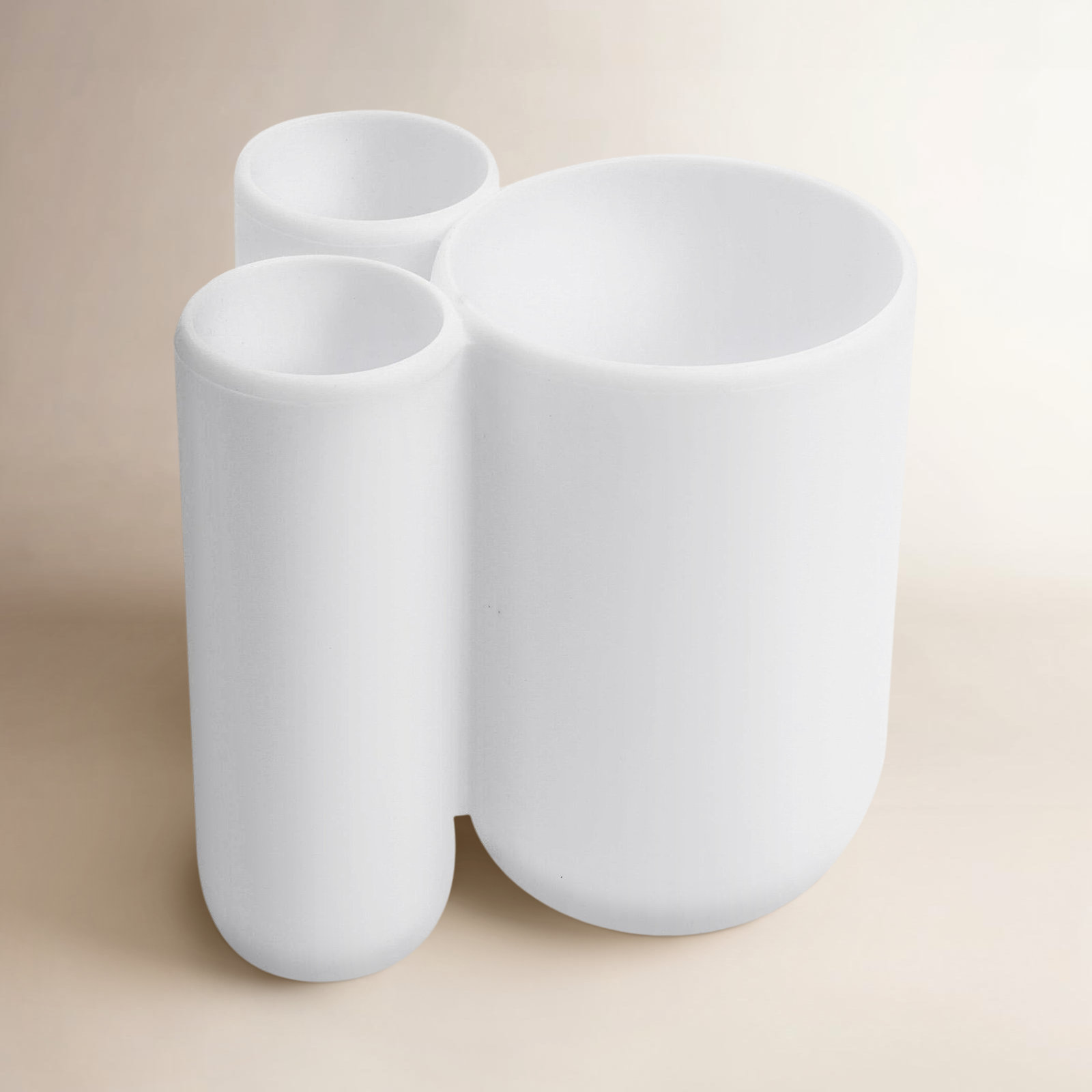 Touch Bathroom Accessory Set, White