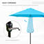 Aramie 263cm Tilt Market Parasol-586958814