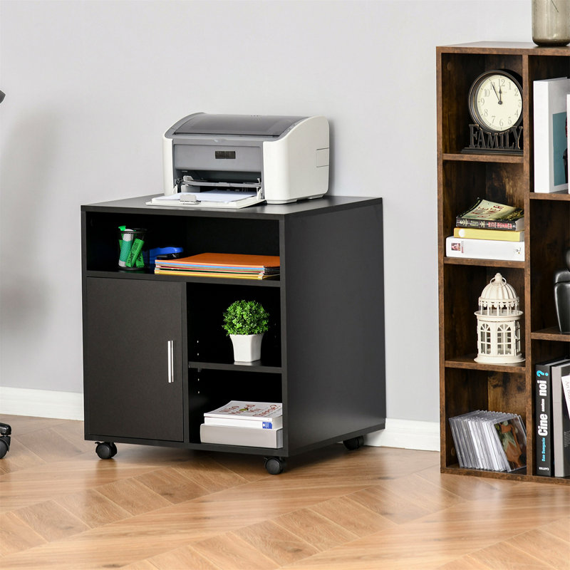 Omarionna 60cm Wide File Cabinet, Black