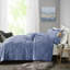 Grand édredon en velours bleu pervenche - Literie de luxe et coussin décoratif lavables à la machine pour un rembourrage luxueux-121168244-121168250