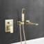 Robinet de baignoire mural - Robinet de baignoire à poignée simple - Robinet de douche avec valve brute en laiton-61549182