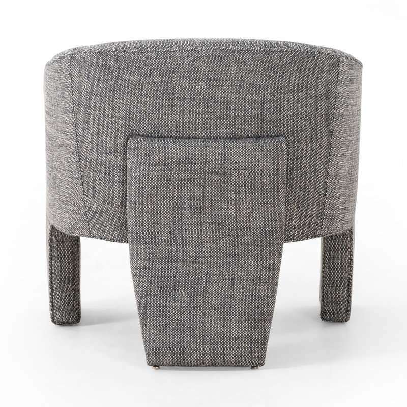 Fae Wide Barrel Chair, Barron Smoke