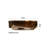 Modern Creative Brown Clear Resin Bathtub