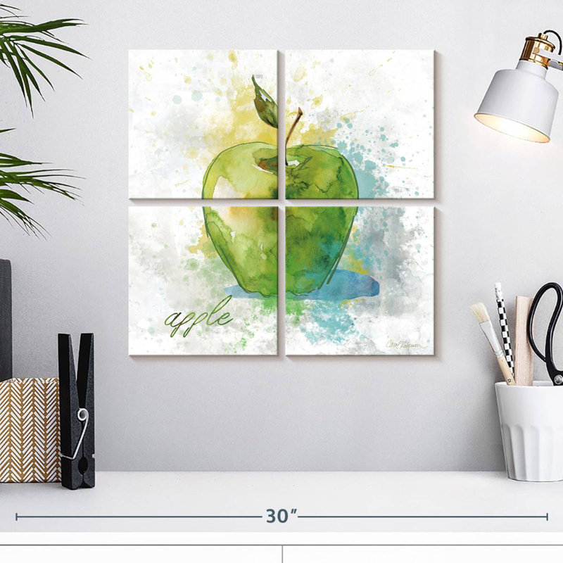 Yarlin A Fresh Apple, 18" H x 18" W