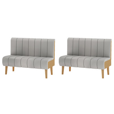 Banc rembourré en similicuir