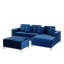 Kaya 4 Seater Velvet Corner Sofa -43604579-43619711-43619712