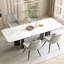 Modern Dining Chairs 54.8*46.9*83.2cm Tech Fabric Upholstery with Stylish Design Sofa-Level Cushioning Pet-Friendly Durable Scratch Resistant for Kitchen Dining Room or Home Office-1022161979-1022161957
