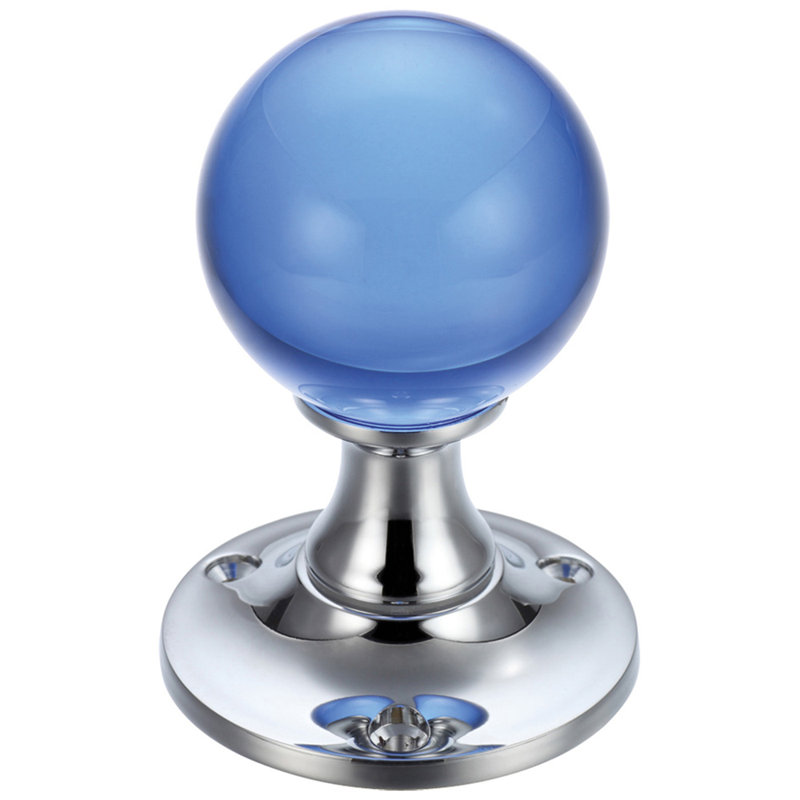 Double Dummy Door Knob, Blue
