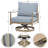 Mariene 4 - Person Patio Conversation Set with Cushions-101250452-101250453