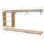 Tablette double avec tablettes réglables-26704170-26704178
