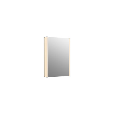 Maxstow Surface Mount Frameless Medicine Cabinet with LED Lighting