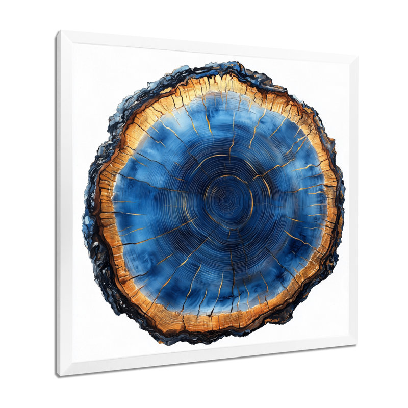 Décoration murale Gerthilde, Reproduction encadrée d'une seule photo, H 16 po x l 16 po, Blanc
