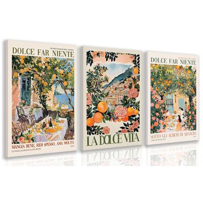 3 Piece Wrapped Canvas Print