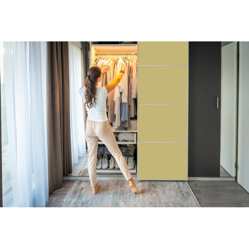 Ormand 100 cm x 50 cm Matte Peel & Stick Wallpaper Roll, Yellow