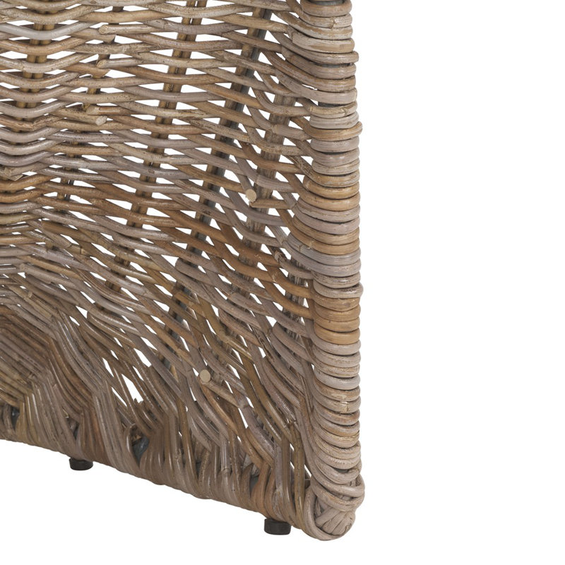 Chaise en rotin Ziaa Celeste, Gris