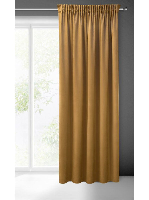 Zas Blackout Curtain, Orange
