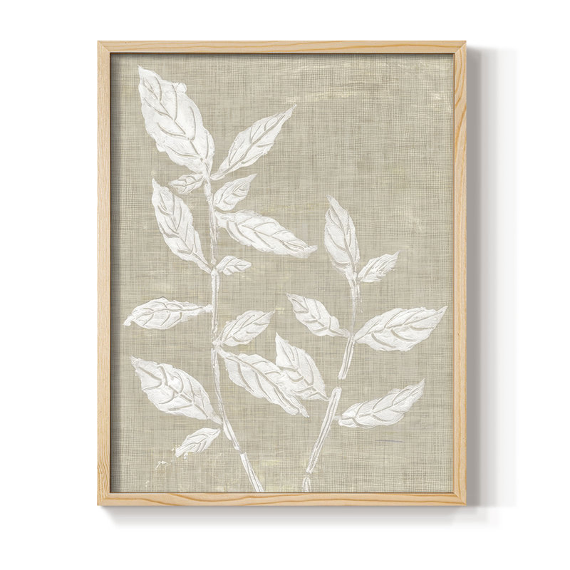 Autumn Romance I, reproduction encadrée - bois massif, H 30 po x l 24 po, Naturel
