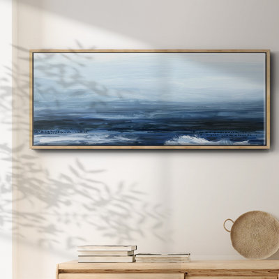 Vue du phare II - reproduction de cadre flottant sur toile