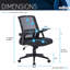 Chaise ergonomique en filet Techni Mobile