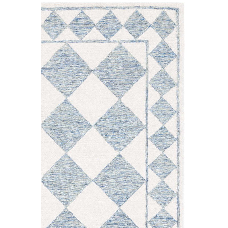 Tapis géométrique touffeté à la main Wharton, Rectangulaire 3 pi x 5 pi
