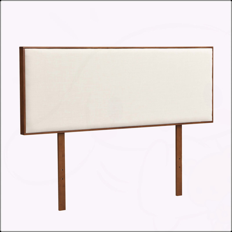 Tête de lit réglable en bambou, Beige, Double