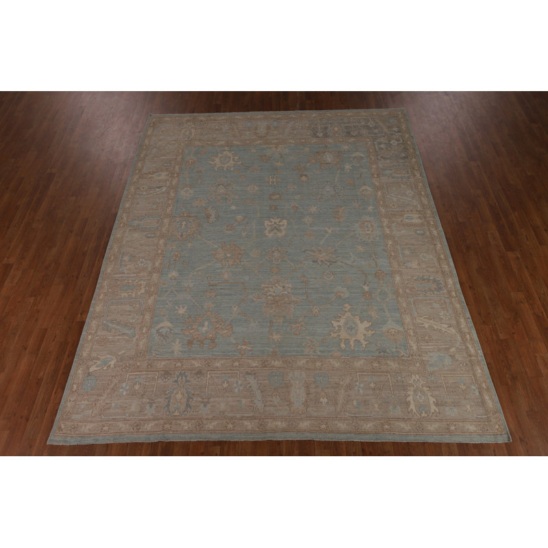 Tapis bleu Oushak