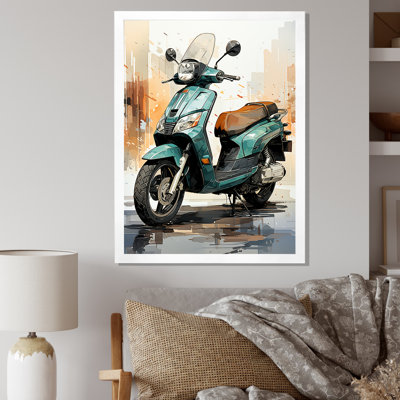 " Green Scooter City Cruiser "