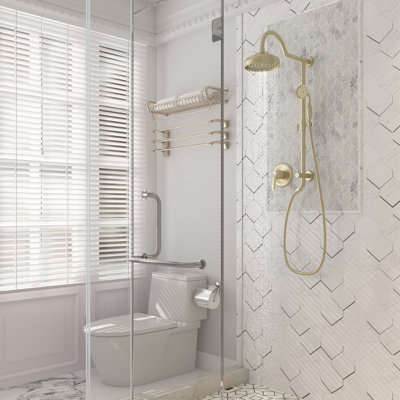 Diverter Complete Shower System with Rough in-Valve