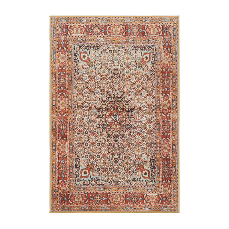 Tapis brun à motif oriental, Rectangle 8 pi x 12 pi
